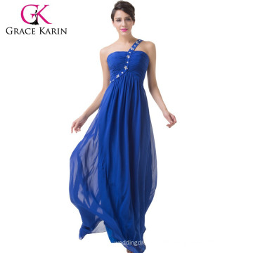 Grace Karin in voller Länge A-line Chiffon Prom Kleider CL6209